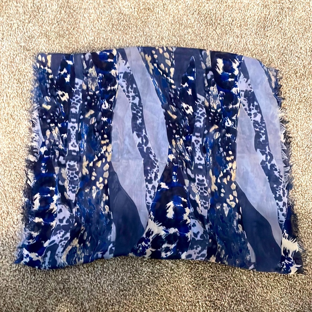Blue Scarf